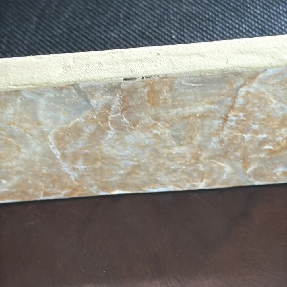 Elegant Capiz shell hinged and lined Storage Box NWT